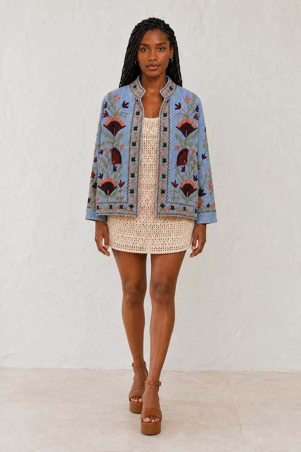Cielo Suzani Embroidered Jacket