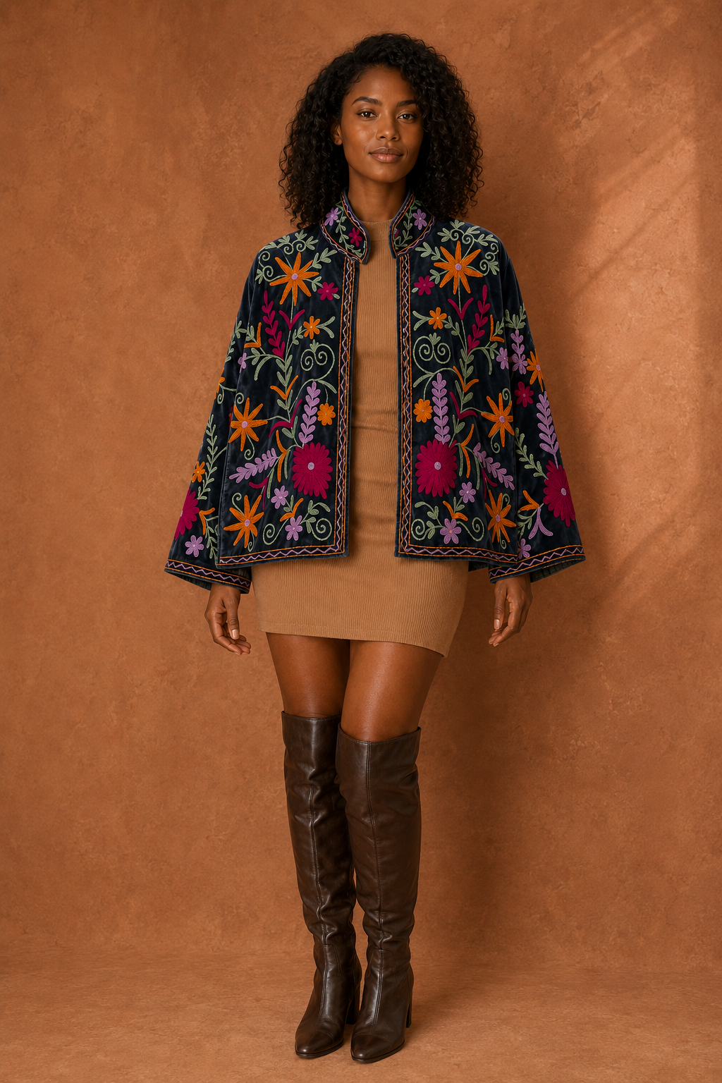 Medianoche Suzani Embroidered Jacket