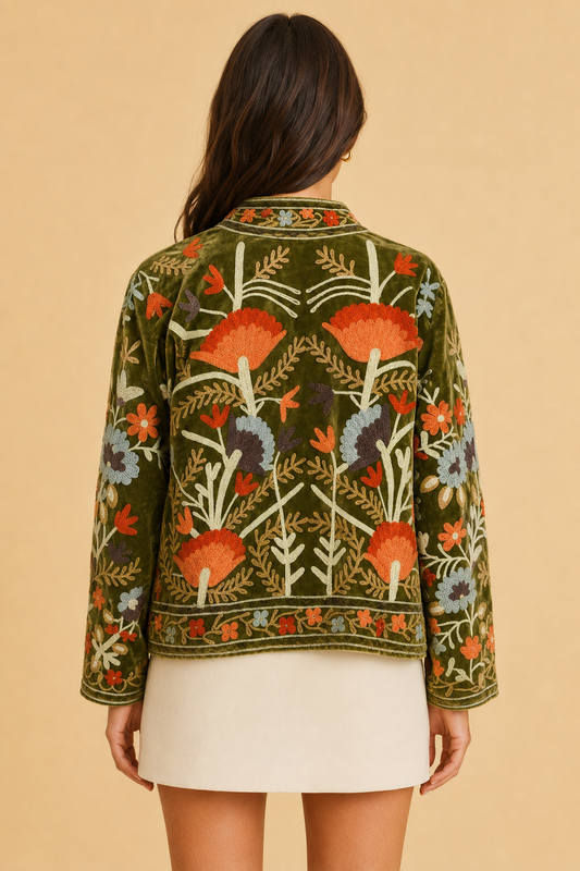 Musgo Suzani Embroidered Jacket