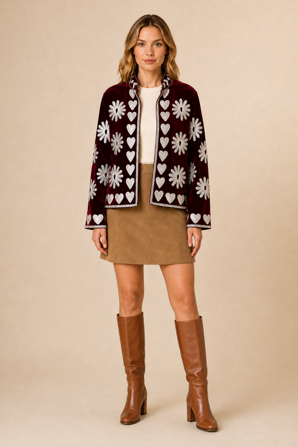 Corazón Embroidered Jacket