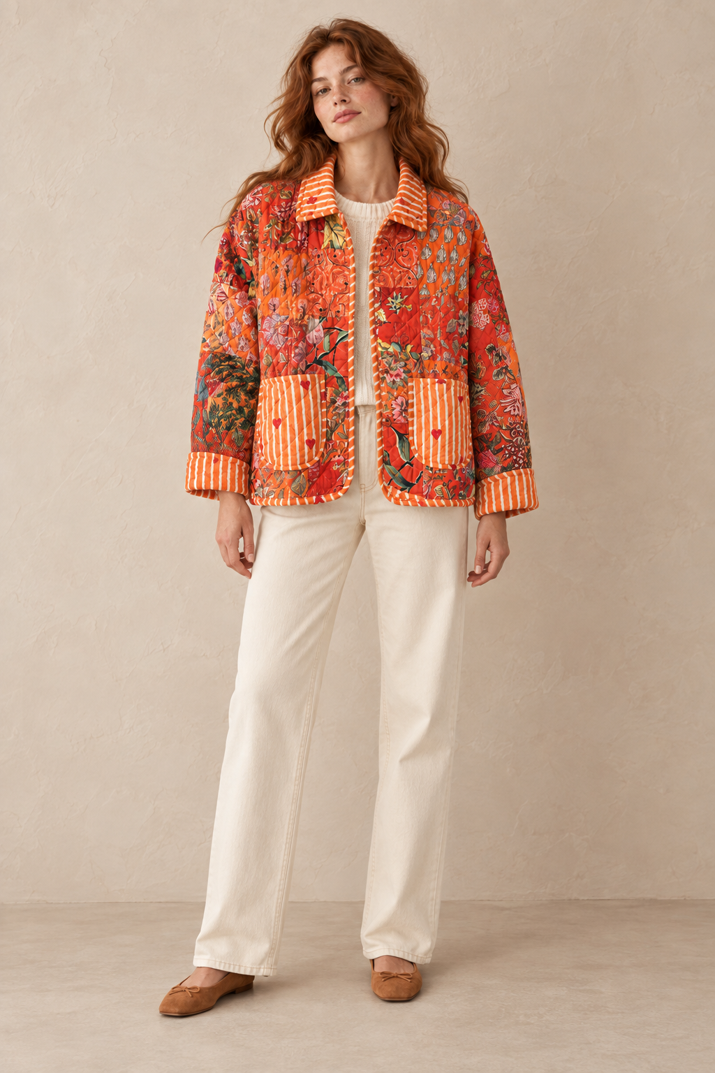 Azahar Patchwork Quilted Jacket