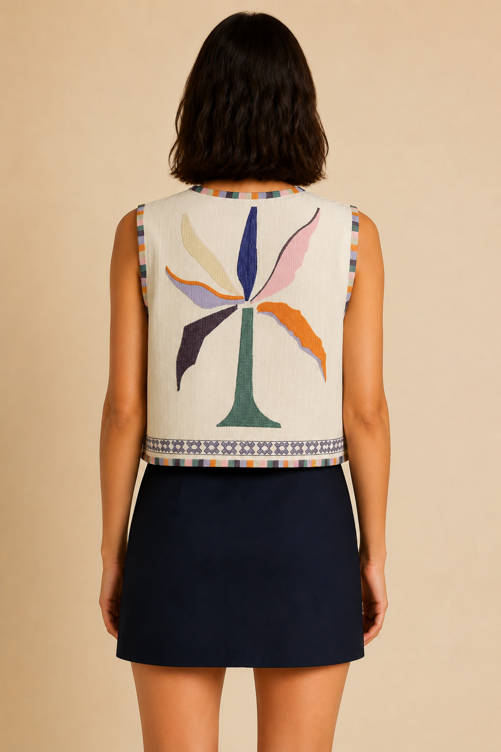 Palmera Embroidered Vest