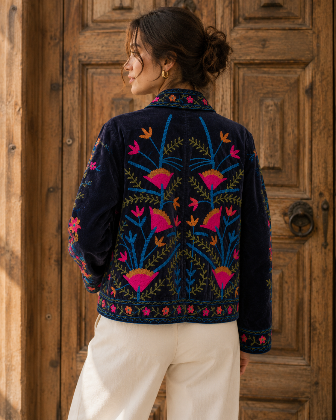 Zafiro Suzani Embroidered Jacket