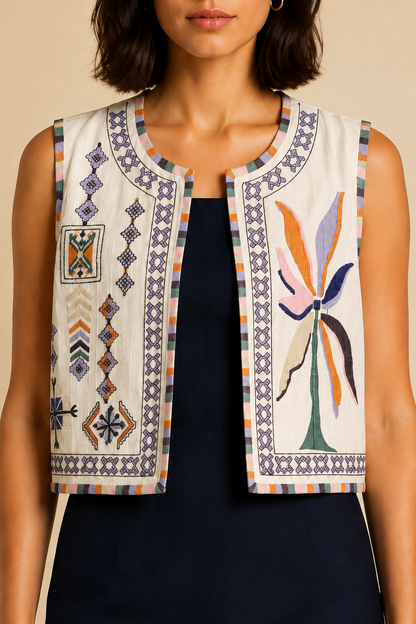 Palmera Embroidered Vest
