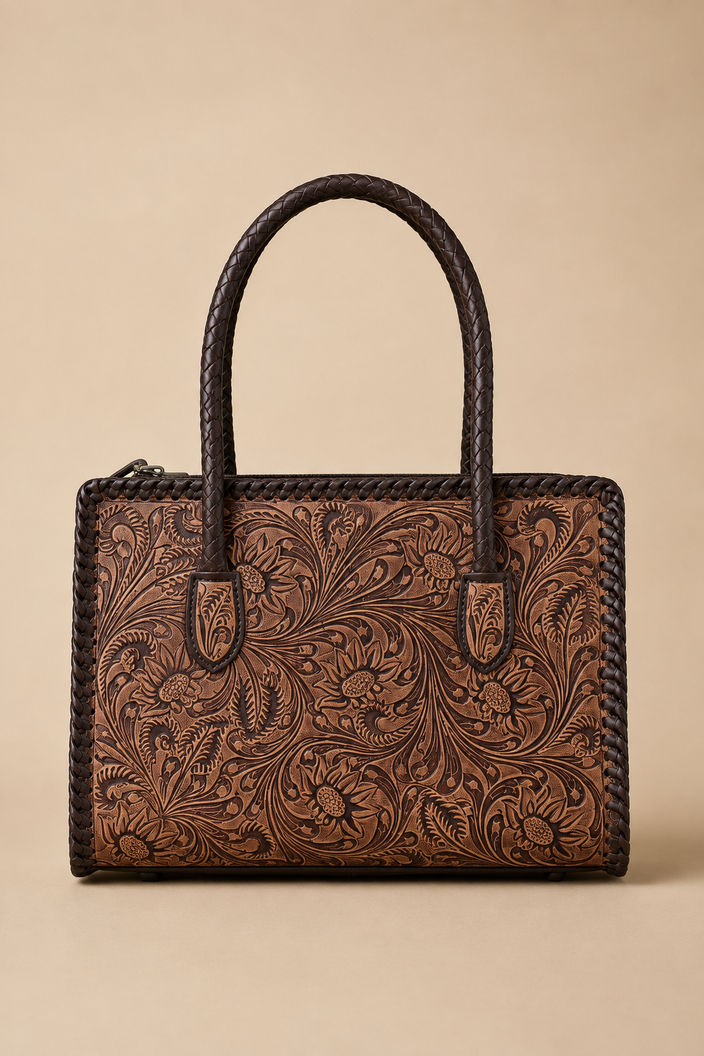 Malena Tooled Tote Bag