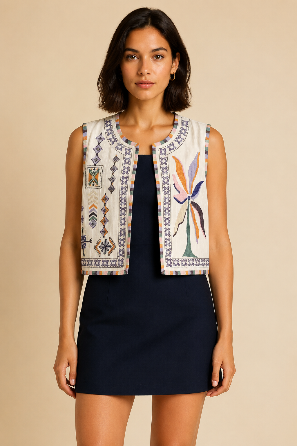 Palmera Embroidered Vest