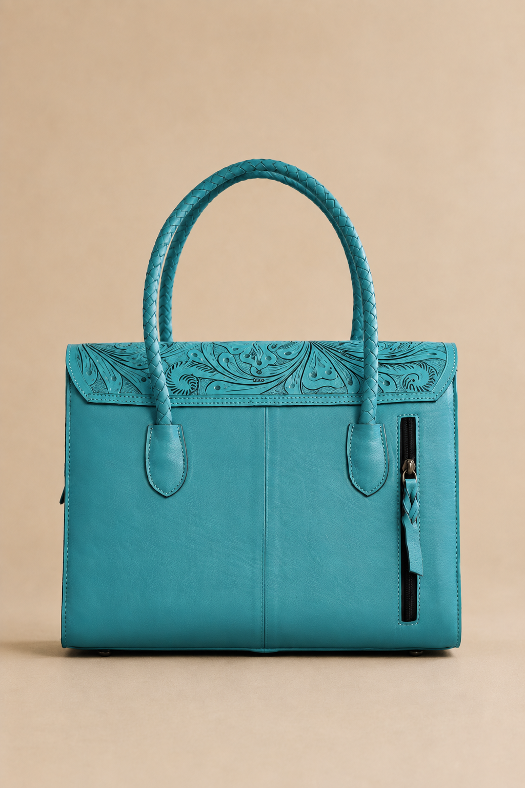 Celeste Carved Hasp Tote