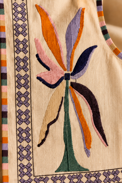 Palmera Embroidered Vest