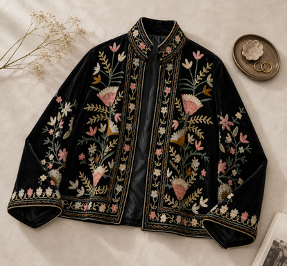 Noche Suzani Embroidered Jacket