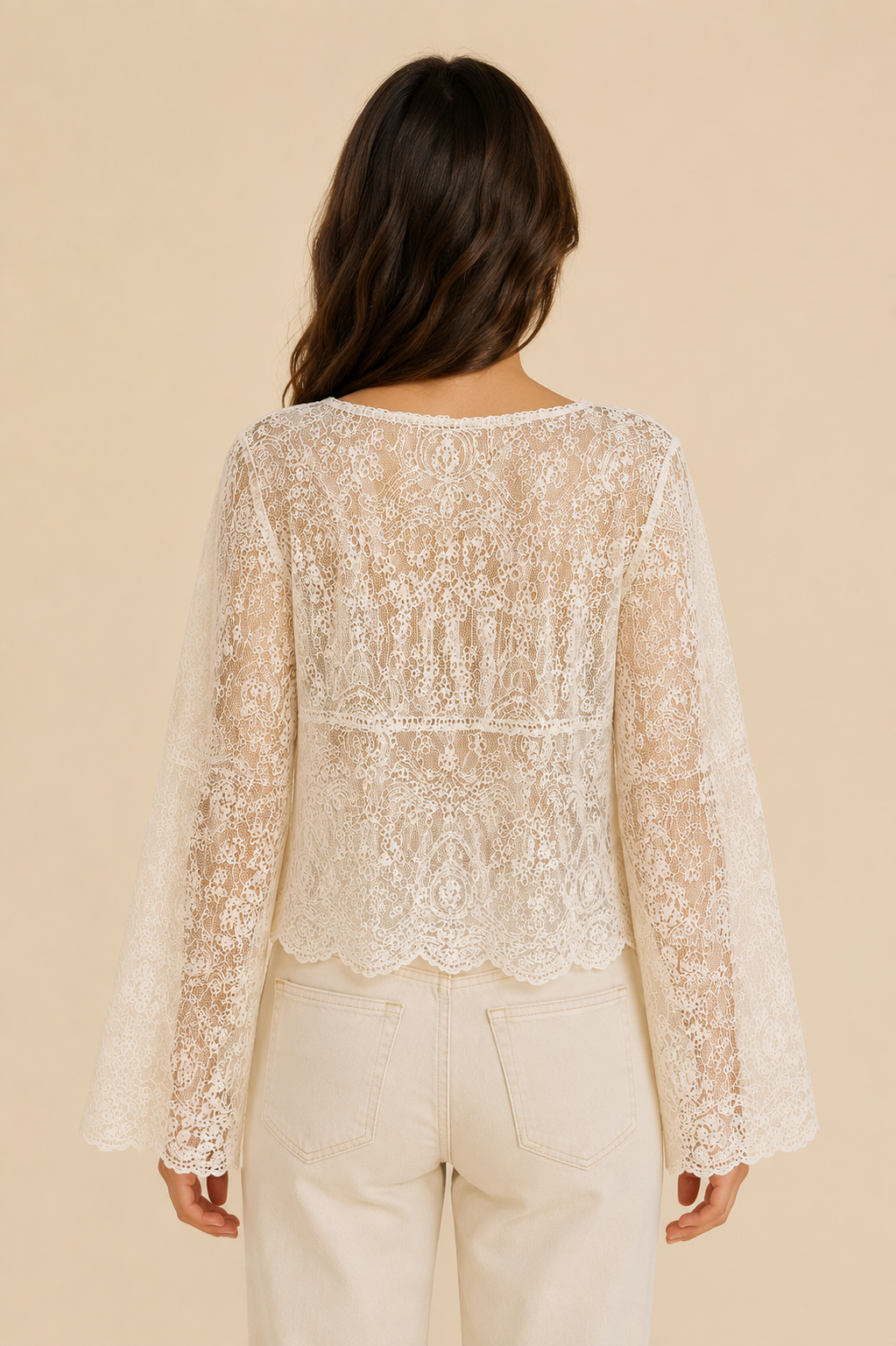 Menorca Lace Knit Cardigan