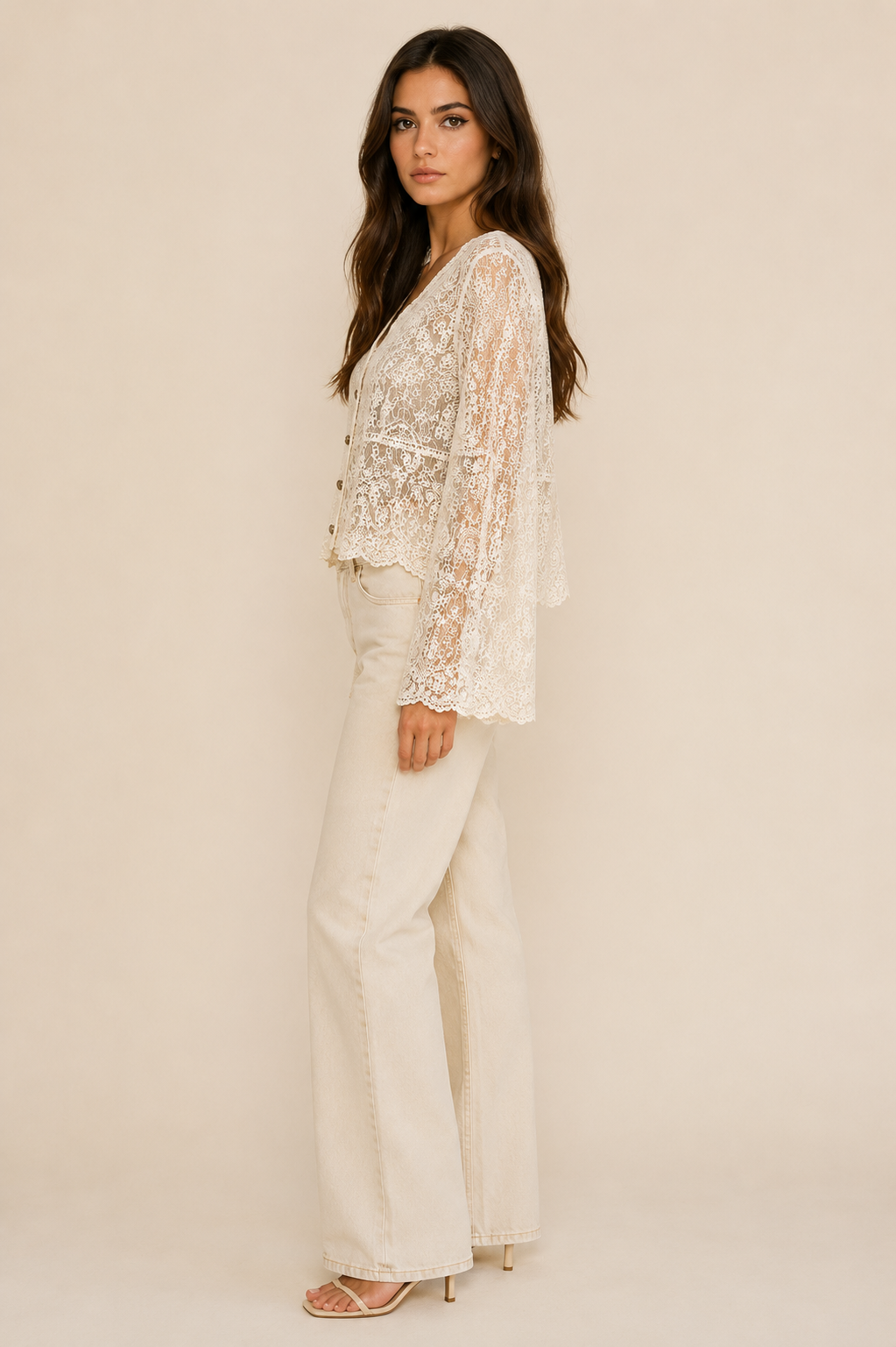 Menorca Lace Knit Cardigan