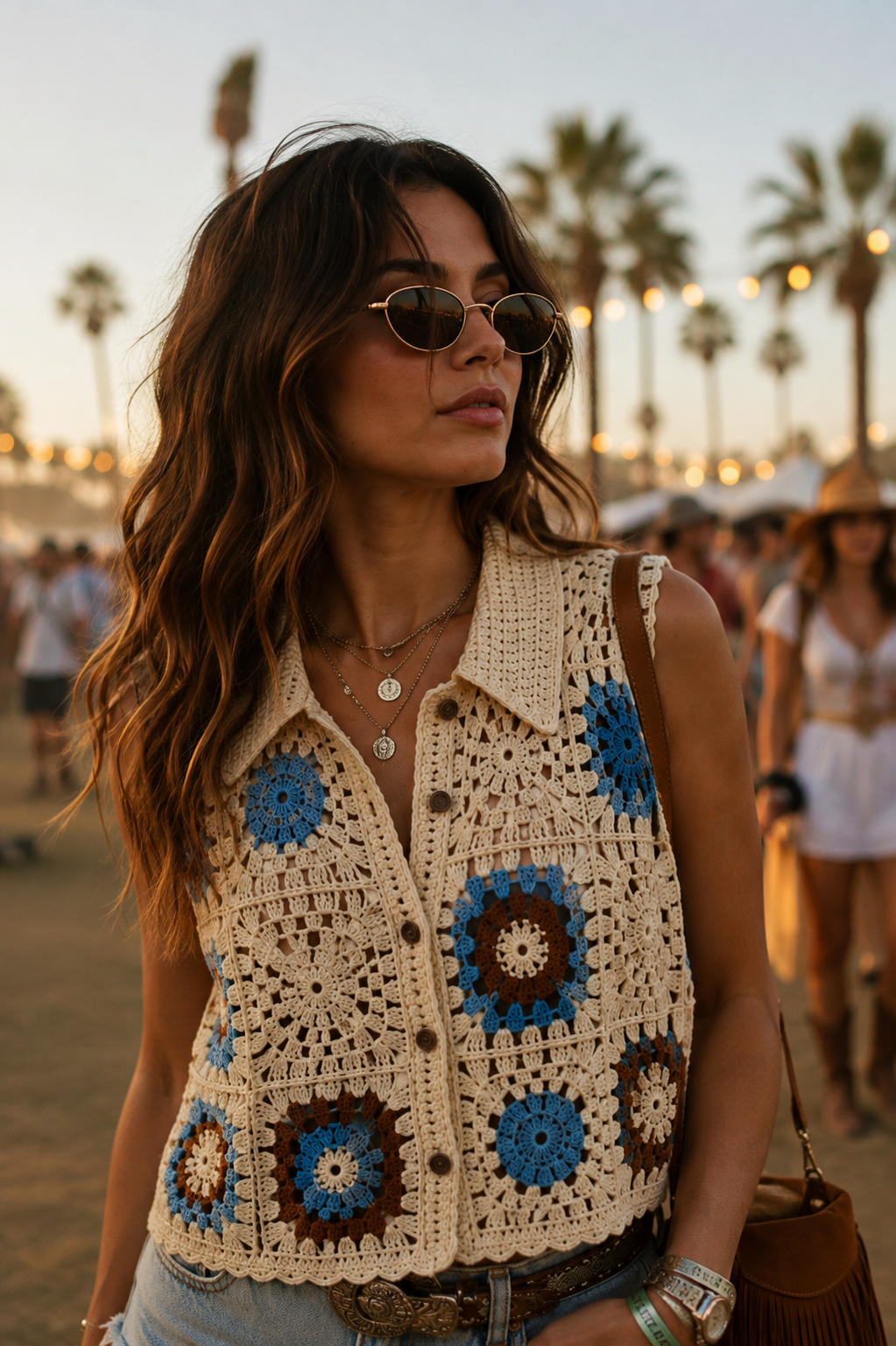 Ronda Granny Square Vest