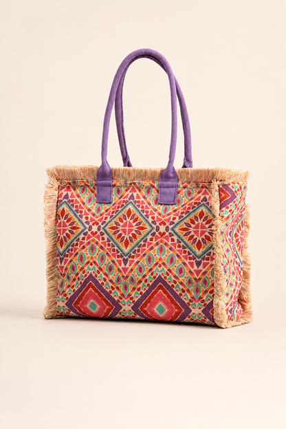 Paisley Bohemian Tote Bag