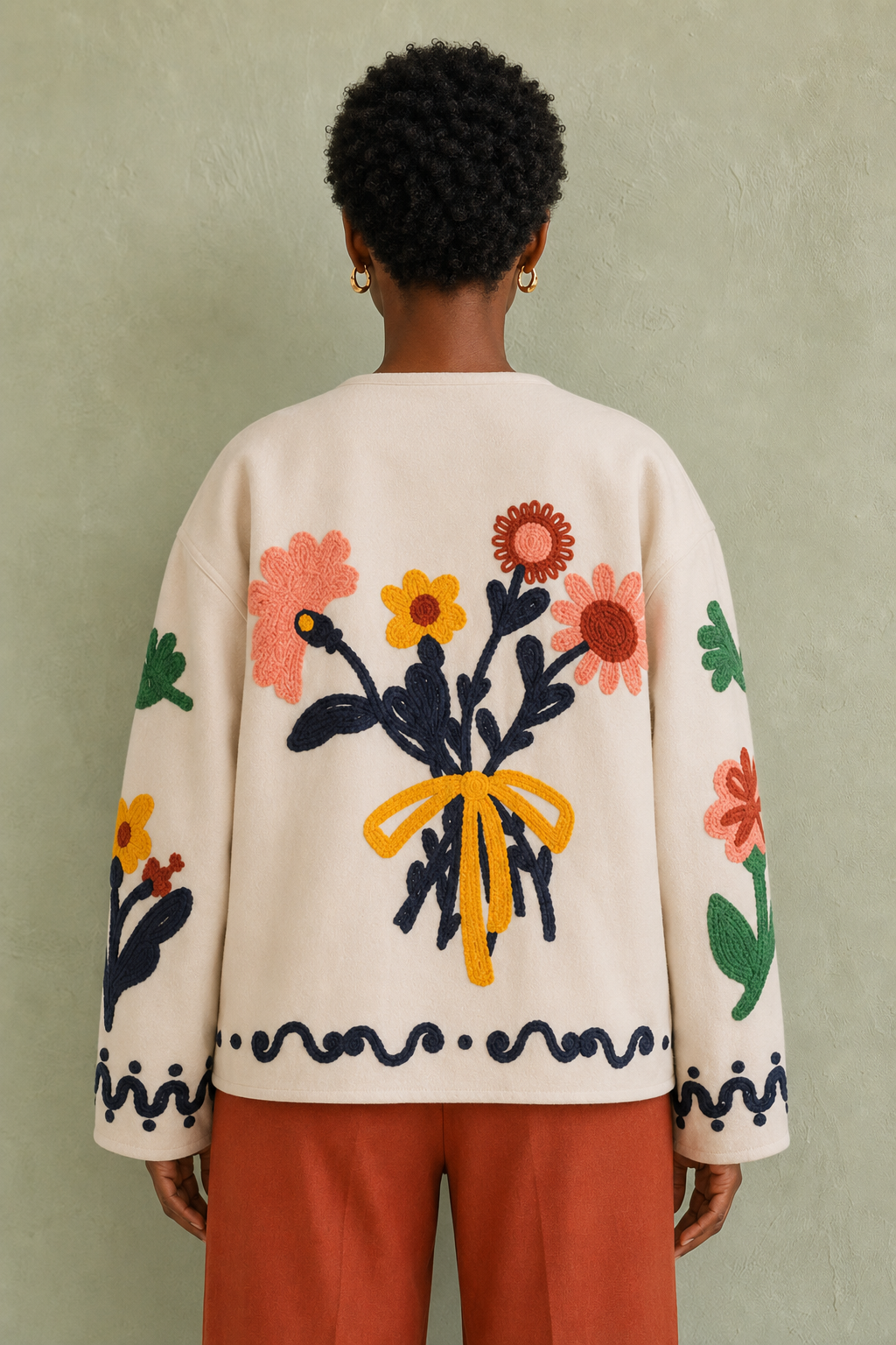 Jardín Floral Embroidered Jacket