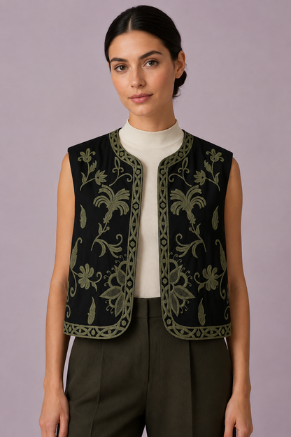 Segovia Embroidered Vest