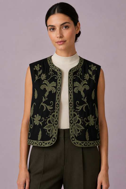 Segovia Embroidered Vest