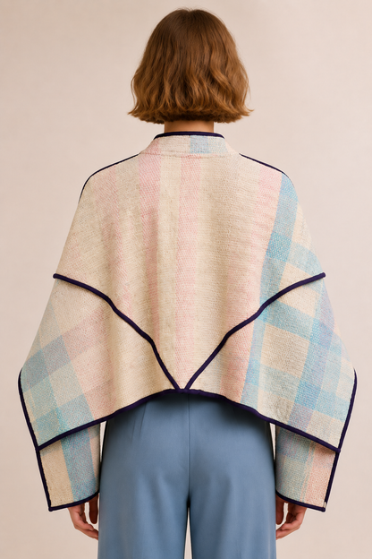 Toscana Kantha Plaid Jacket
