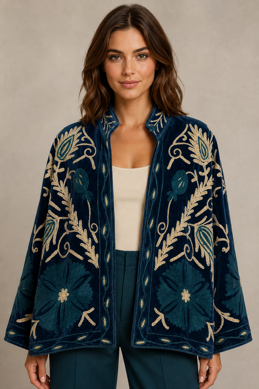 Sardinia Suzani Embroidered Jacket