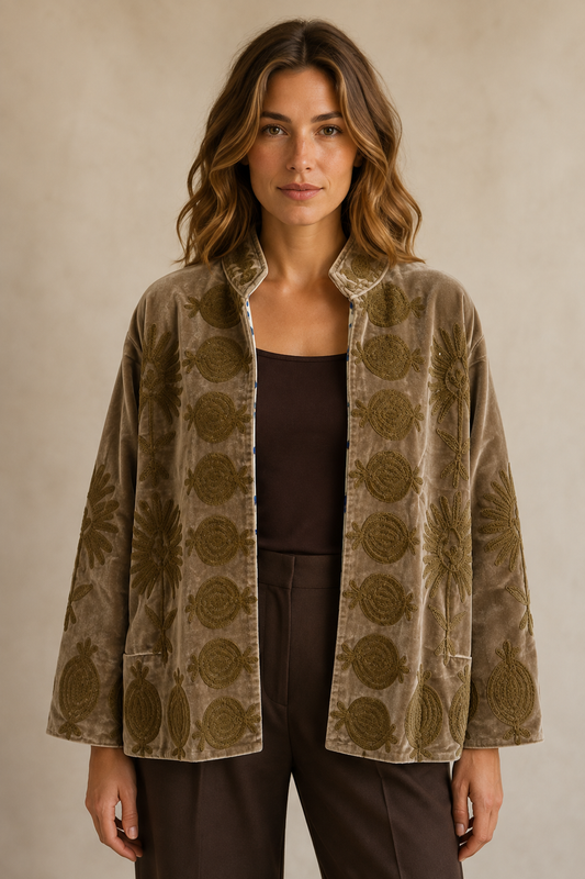 Córdoba Suzani Embroidered Jacket