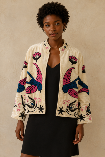 Valencia Suzani Embroidered Jacket