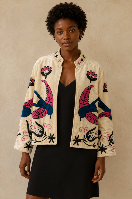 Valencia Suzani Embroidered Jacket