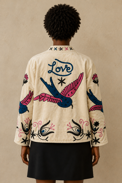 Valencia Suzani Embroidered Jacket