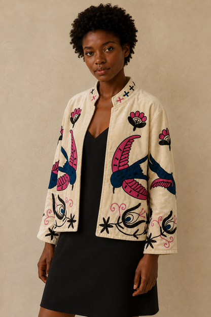 Valencia Suzani Embroidered Jacket