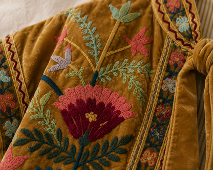 Ambar Suzani Embroidered Vest