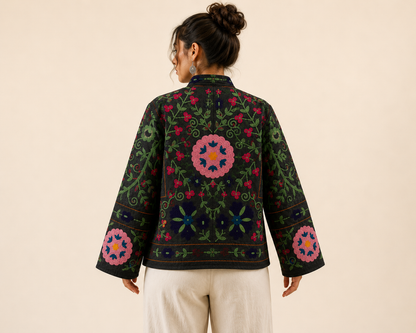 Esmeralda Suzani Embroidered Jacket