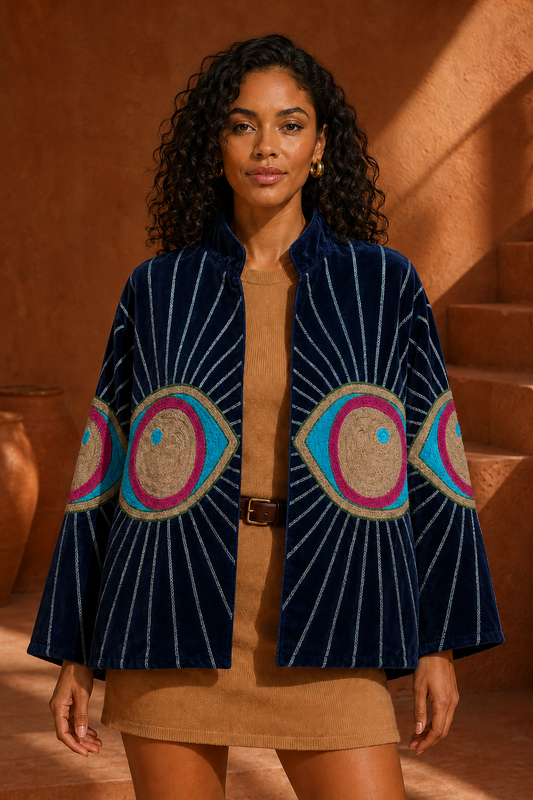 Talismán Evil Eye Embroidered Jacket