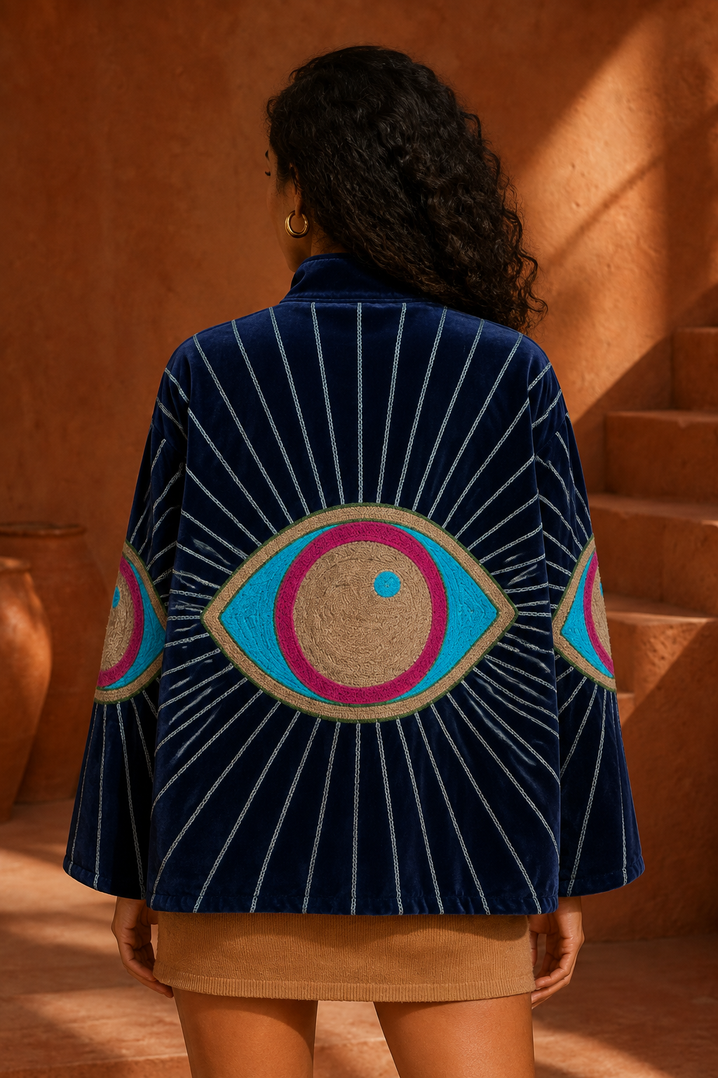 Talismán Evil Eye Embroidered Jacket