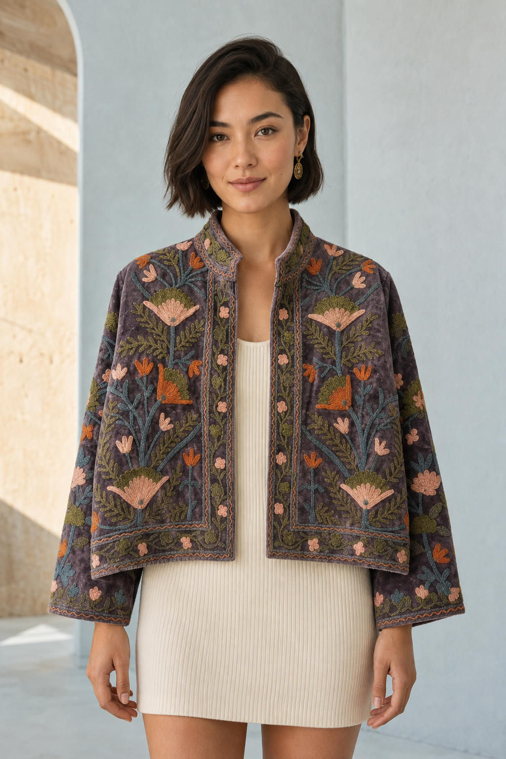 Bruma Floral Embroidered Jacket