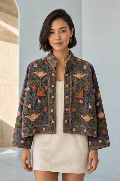 Bruma Floral Embroidered Jacket