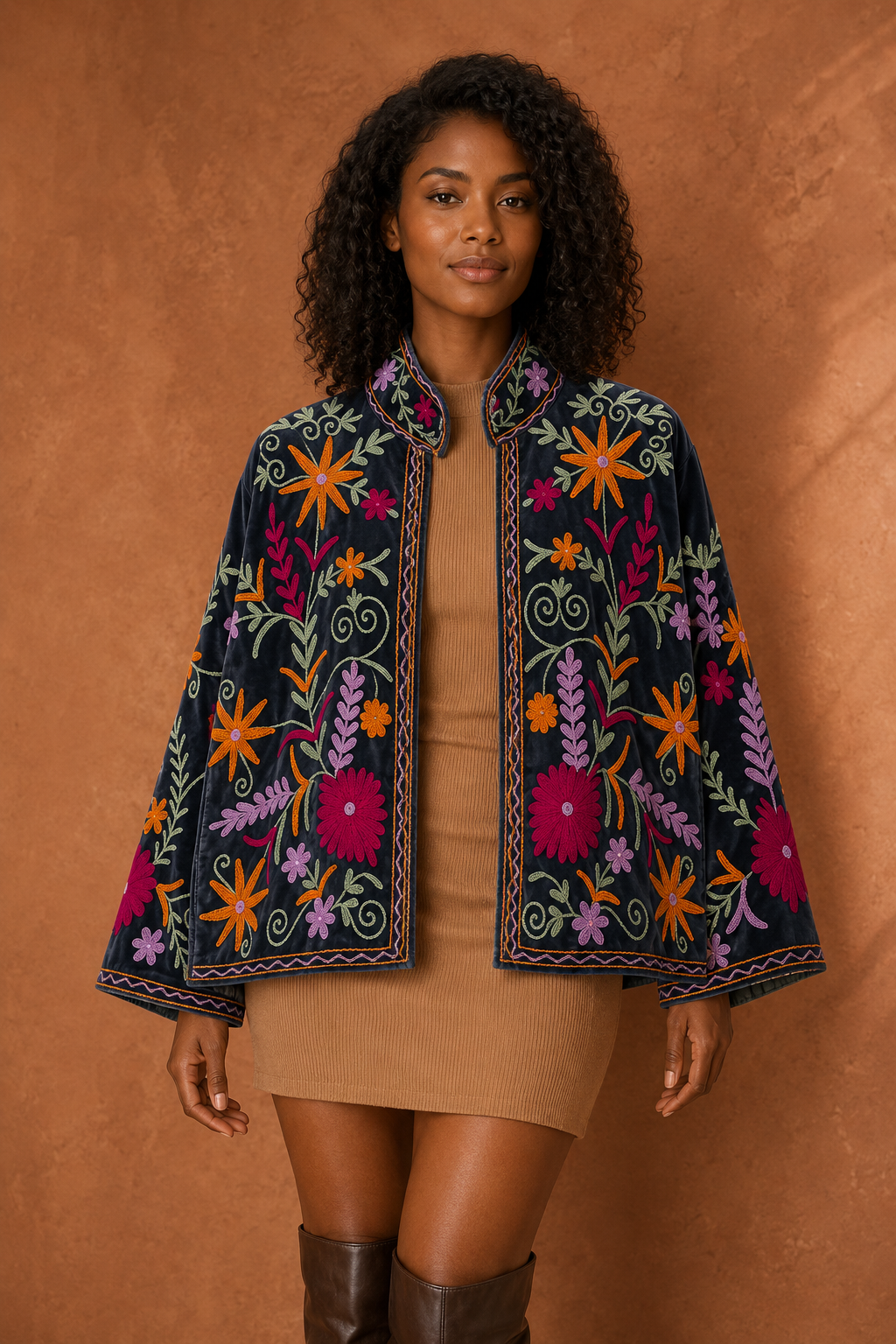 Medianoche Suzani Embroidered Jacket