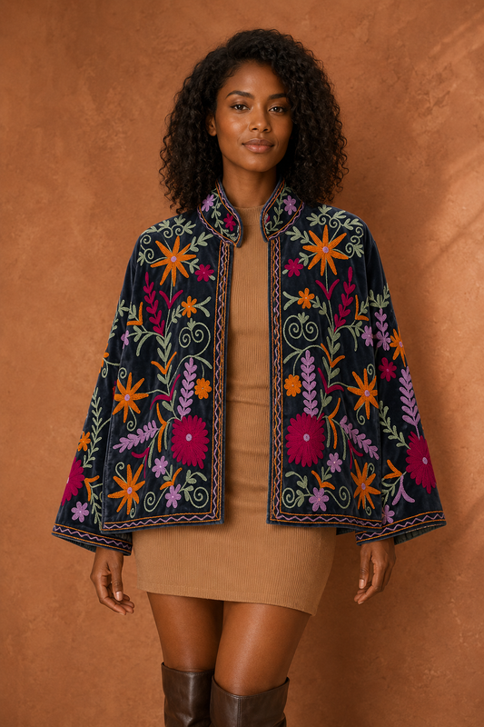 Medianoche Suzani Embroidered Jacket
