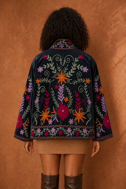 Medianoche Suzani Embroidered Jacket