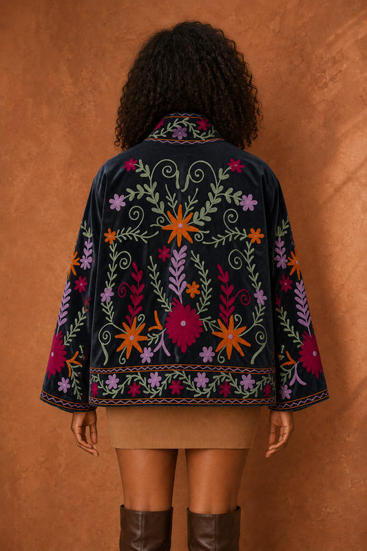 Medianoche Suzani Embroidered Jacket