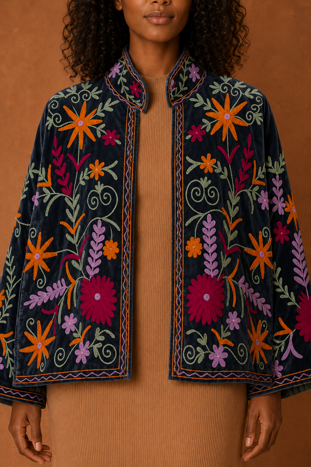 Medianoche Suzani Embroidered Jacket