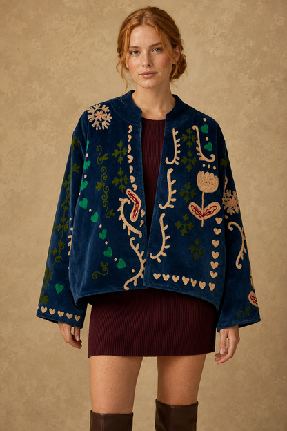 Ondina Suzani Embroidered Jacket