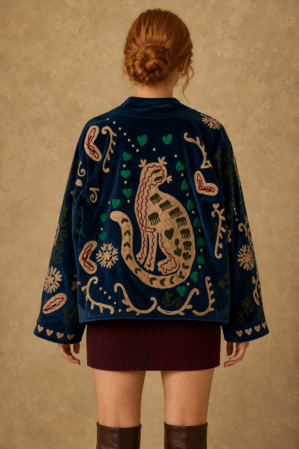 Ondina Suzani Embroidered Jacket