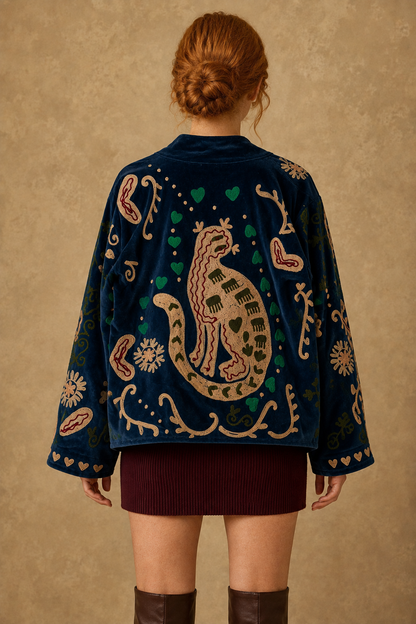 Ondina Suzani Embroidered Jacket