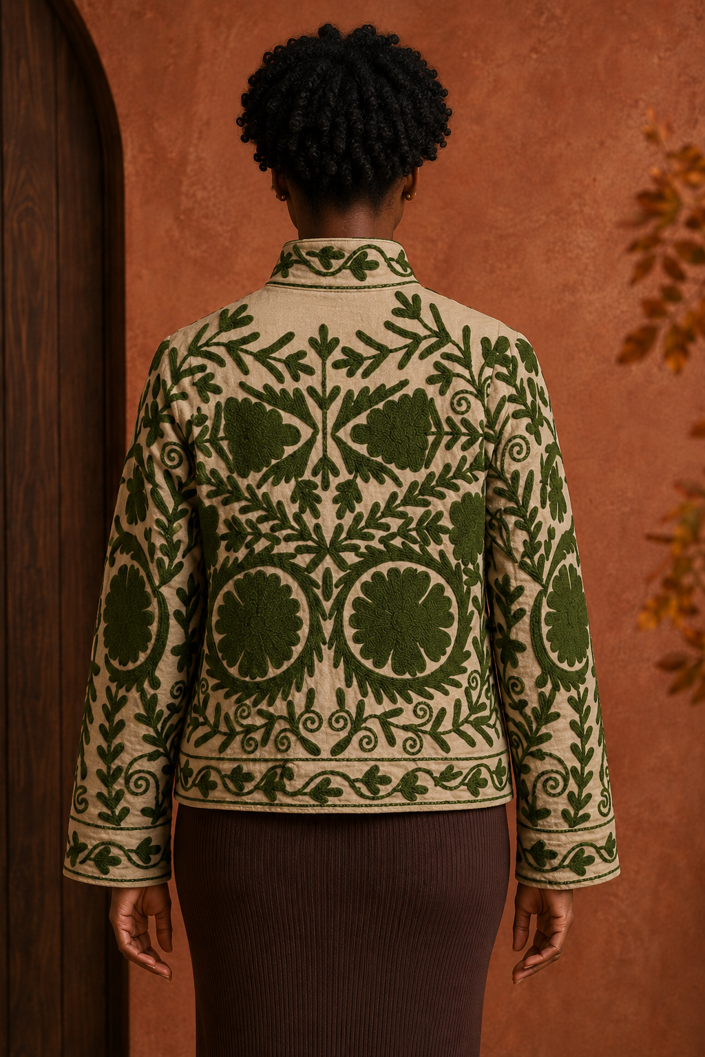 Oliva Suzani Embroidered Jacket
