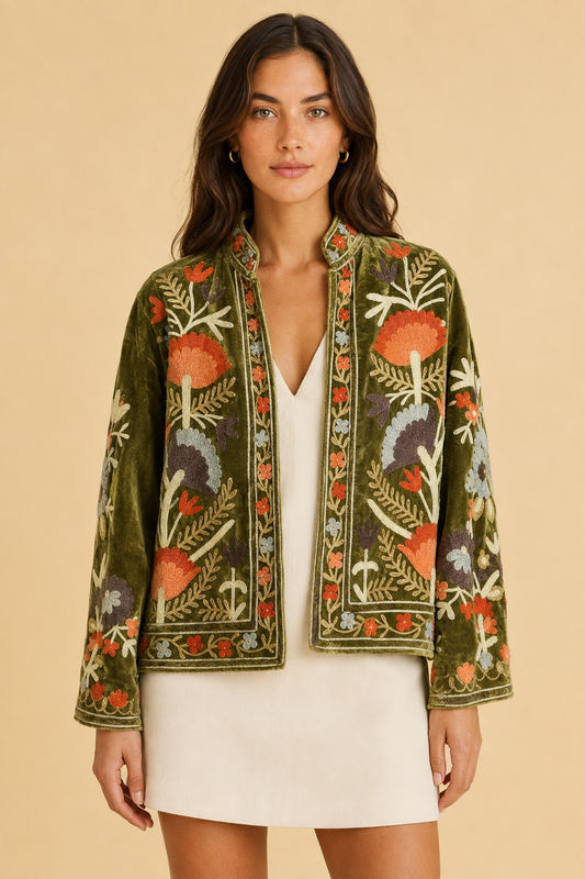 Musgo Suzani Embroidered Jacket