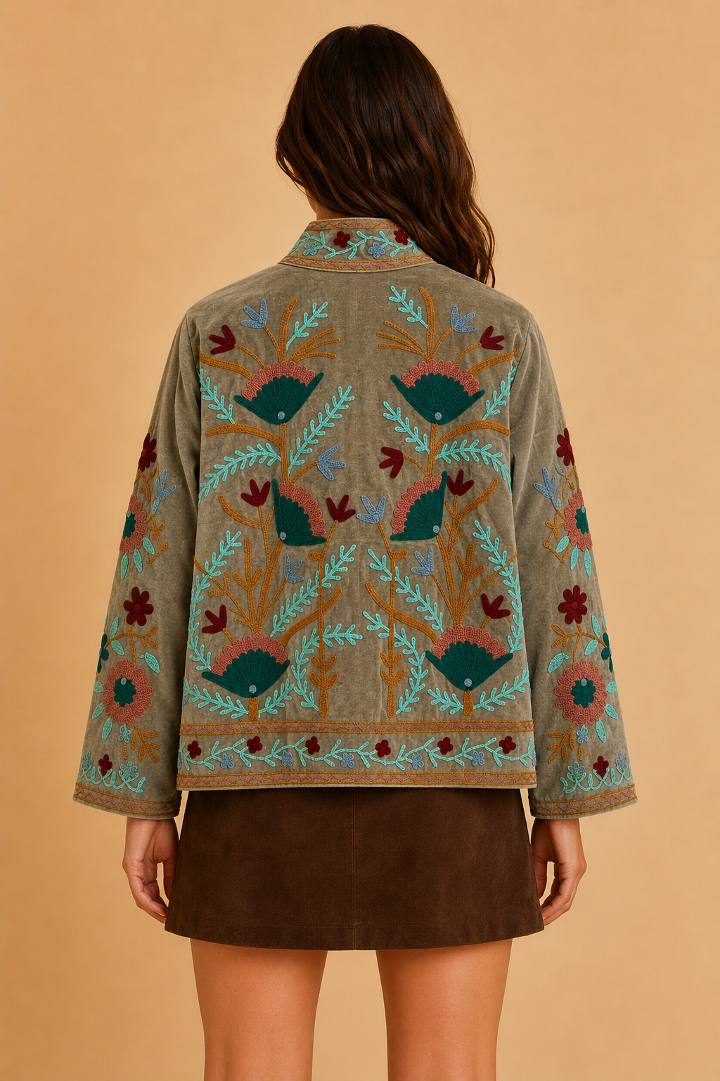 Selva Suzani Embroidered Jacket