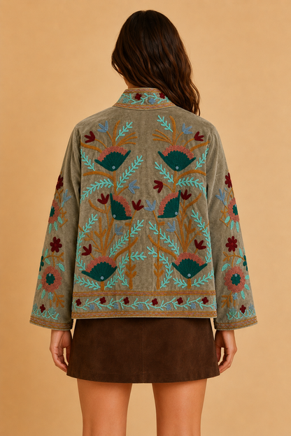 Selva Suzani Embroidered Jacket