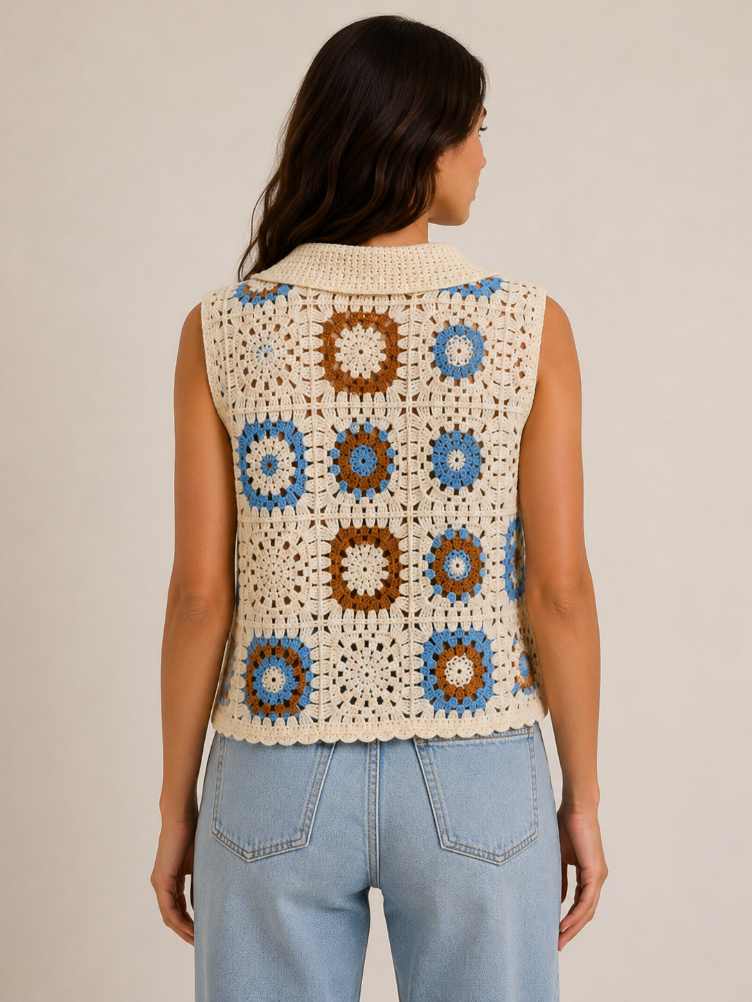 Ronda Granny Square Vest