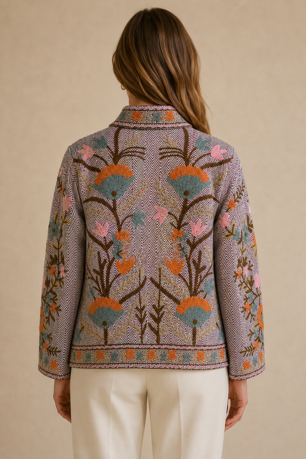 Toledo Botanical Embroidered Jacket