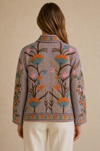 Toledo Botanical Embroidered Jacket