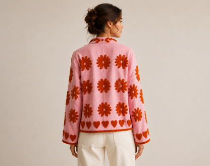 Alba Floral Velvet Jacket