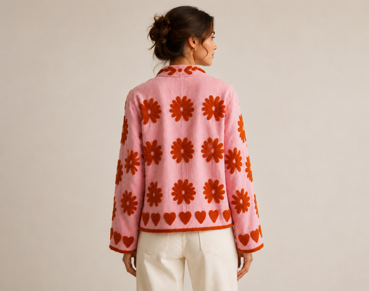Alba Floral Velvet Jacket